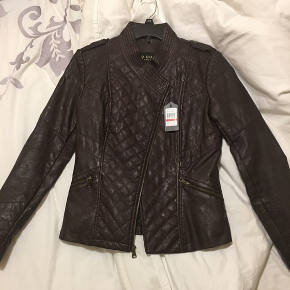 guess leather jacket womens - Picture 2 of 6